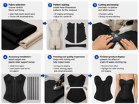 Ceinture amincissante de marque privée pour femme, corset sous-poitrine, gaine amincissante, serre-taille, grandes tailles S-3XL, avec sangles pour adultes