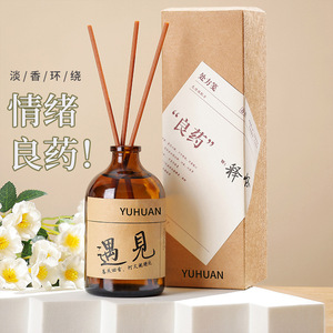 น้ำหอมปรับอากาศยูฮวน รีด ดิฟฟิวเซอร์ 100 มล. กลิ่นสมุนไพร ไร้เปลวไฟ น้ำมันหอมระเหยอโรมาเธอราพี สไตล์โมเดิร์นมินิมอล ของตกแต่งบ้าน - Product Image 1