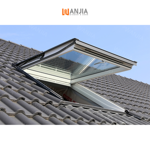Fenêtre <span class=keywords><strong>de</strong></span> toit en aluminium à ouverture verticale, design moderne, vente en gros, fenêtre en verre et aluminium, fenêtre extérieure, puits <span class=keywords><strong>de</strong></span> lumière en aluminium - Product Image 3