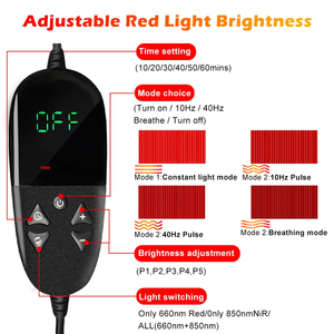 480 LEDs Tapis chauffant infrarouge à 3 puces 60x60cm DC24V Couverture de thérapie pour animaux de compagnie à lumière rouge et proche infrarouge pour chien chat - Product Image 5