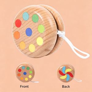 Yoyo en bois en gros, vente chaude, jouet promotionnel à bas prix pour enfants, cadeau - Product Image 5