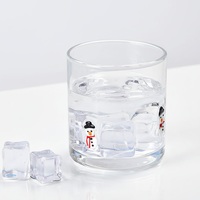 Ensemble de tasses et bouilloire en verre transparent avec motifs de dessins animés, vente en gros