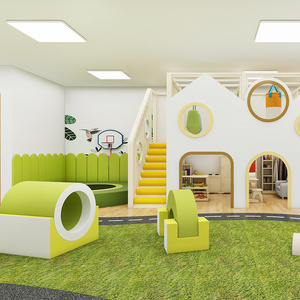 Équipement de terrain de jeu intérieur personnalisé pour enfants, adapté aux cafés ludiques et aux centres de jeux intérieurs - Product Image 1