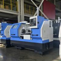 Torno CNC de Precisión de Cama Plana CK6140 con Certificación ISO, Repetibilidad de 0.005 mm, Garantía de 1 Año, Servicio Global de Alta Resistencia