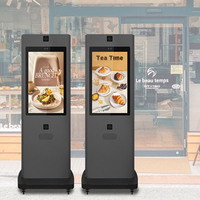 Venta al por mayor 32 43 50 55 pulgadas al aire libre pantalla táctil Monitor de pie al aire libre LCD Tv monitores para publicidad al aire libre