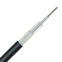 Câble de descente à fibre optique plat de type tube lâche FTTH 4 8 12 fibres