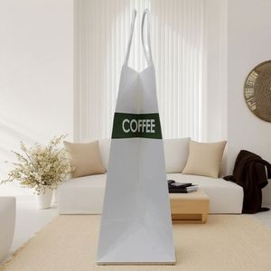 Bolsas de Papel Kraft Desechables Ecológicas para Café, Bolsa de Papel para Empacar Alimentos Pequeños - Product Image 3