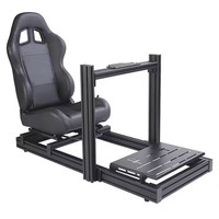 Venta Directa de Fábrica: Cockpit de Simulación de Carreras con Perfil de Aluminio en T, Chasis para Simulador de Carreras, Kit de Simulación de Conducción de Autos