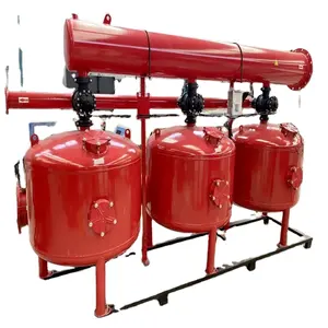 Automatic backwash sand filter, industrial and agricultural water filtration, drip irrigation water filter