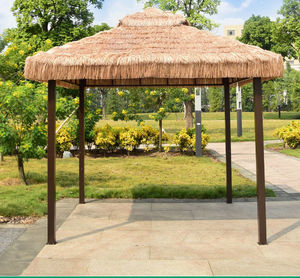 Gazebos <span class=keywords><strong>de</strong></span> canopée imperméables résistants aux UV pour pergola <span class=keywords><strong>de</strong></span> loisirs robuste <span class=keywords><strong>pavillon</strong></span> <span class=keywords><strong>de</strong></span> chaume en paille d'extérieur - Product Image 3