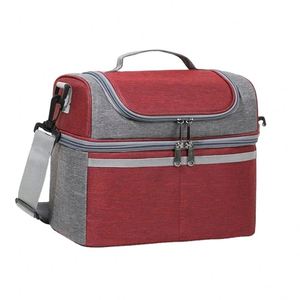 Insulated Large Capacity Cooler Bag Waterproof Portable Zipper Thermal Lunch Bags Outdoor Picnic Food - Product Image 1