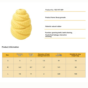 Không thể phá hủy con chó nhai đồ chơi-bpa miễn phí bàn chải đánh răng thiết kế cao su nhai cho hung hăng nhai & nha khoa làm sạch - Product Image 5