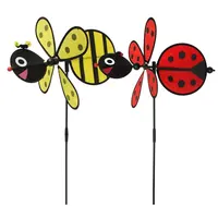 Moulin à vent personnalisé pour enfants, jouet décoratif d'intérieur et d'extérieur, en forme d'abeille, vente en gros
