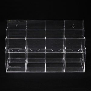 Tùy Chỉnh Đa Tầng Và Cột <span class=keywords><strong>Acrylic</strong></span> Đa Tài Liệu Tập Tin Thẻ Giấy Đánh Dấu Bút Tờ Rơi Hiển Thị Logo In Ấn - Product Image 2