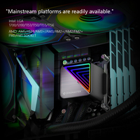 Refroidisseur liquide AIO ZeroMaster 360 mm ARGB pour processeur, radiateur de refroidissement par eau, dissipateur thermique pour PC Intel LGA1700 LGA1851 AMD AM4 AM5