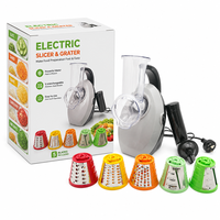 Lage minimale bestelhoeveelheid, veelzijdige, snelle 150 Watt multifunctionele elektrische snijmachine, rasp en groentesnijder voor fruitverwerking