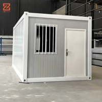 Fabricant à bas prix Maison conteneur portable en acier de 20 pieds Design pack plat Prix de gros Vente de maisons conteneur au Guyana