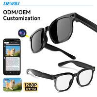 Lunettes Intelligentes Portables avec Assistant IA Chat GPT 4.0, Traduction en Temps Réel, Musique, Caméra 8MP, Vidéo 1200P, Double OS pour Femmes