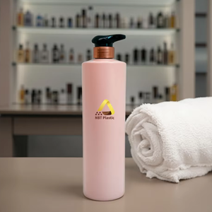 Hotsale 800ml HDPE Cylindrique Bouteille En Plastique avec Col Horizontal pour Lotion Spray Gel Douche Emballage OEM - Product Image 1