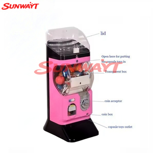 Machine à capsules distributrices de balles de jeu de type japonais, personnalisable en plusieurs couleurs - Product Image 5