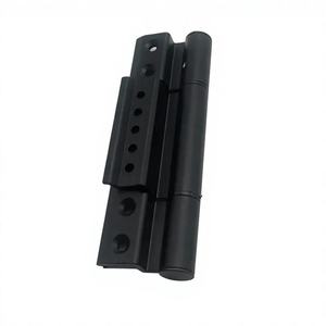 Bisagra de puerta de aleación de aluminio con recubrimiento de polvo negro duradero al por mayor, eje de 150 mm de grosor para puerta de ventana abatible de marco plano universal - Product Image 3