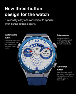 DT Ultra Mate Kinh Doanh & Thể Thao Từ Xa Ứng Dụng Điều Khiển Cảm Ứng Qibla Finder Cổ Tay Bluetooth NFC Theo Dõi Sức Khỏe Thông Minh Đồng Hồ Cho Nam Giới - Product Image 3