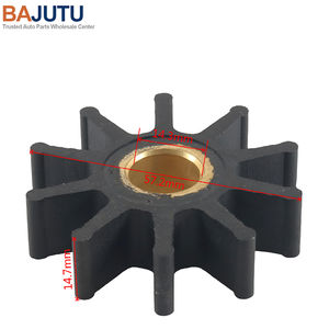 Impulsor de Bomba de Agua 47-F462065 para Motor Fuera de Borda Chrysler Force Mercury 20 25 30 35 HP, Marino Sierra 18-8901 <span class=keywords><strong>CEF</strong></span> 500335 Negro - Product Image 2