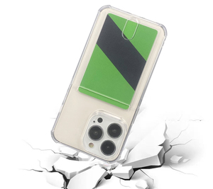 Custodia Trasparente per <span class=keywords><strong>iPhone</strong></span> <span class=keywords><strong>con</strong></span> Porta Carte, Materiale TPU Anti-Ingiallimento, <span class=keywords><strong>Cover</strong></span> Antiurto - Product Image 6