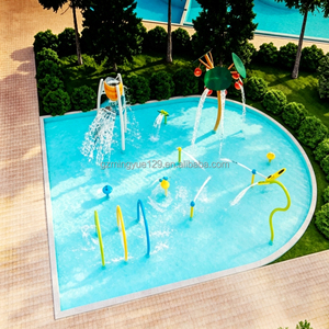 Dispositif de pulvérisation d'eau en acier inoxydable, équipement de baignade pour enfants pour la maison et les parcs aquatiques extérieurs - Product Image 5