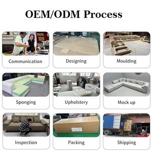 Set di Divani in Pelle di Lusso per Soggiorno, Nuovi Mobili Morbidi in Microfibra per <span class=keywords><strong>Appartamenti</strong></span>, Arredamento Elegante e Lussuoso - Product Image 5