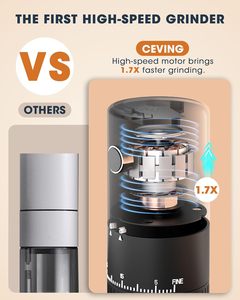 New 38 Levels Adjustment Mini <b>Coffee</b> Bean Grinding Machine USB Rechargeable Portable Electric <b>Coffee</b> <b>Grinder</b> for Espresso - Product Image 2