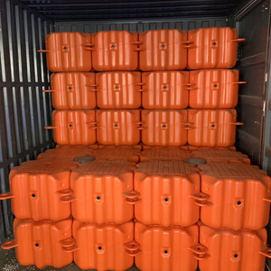 Kunden spezifische schwimmende Plattform aus hoch molekularem Polyethylen Wasser dock Ponton Marine zubehör Kolben teil zusammen gebautes Spleiß wasser - Product Image 4