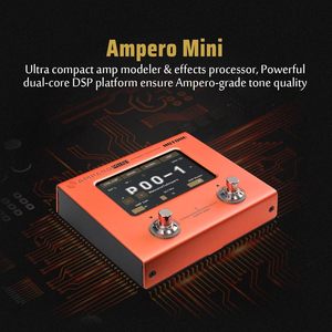 HOTONE <span class=keywords><strong>Ampero</strong></span> Mini MP-50 Multi-Effekt-Prozessor-Pedal für Gitarre/Bass, Verstärker-Modellierung, IR-Lautsprecher, Mehrsprachig, Stereo, OTG USB - Product Image 3