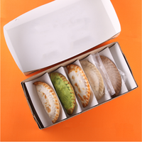 Boîtes d'emballage alimentaire personnalisées pour empanadas et dumplings avec logo, compartiment séparateur
