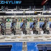 Nouvelle machine à broder multifonctionnelle ZHIYU à 25 têtes, 9 aiguilles, 3 sequins, 5 perles avec cordon