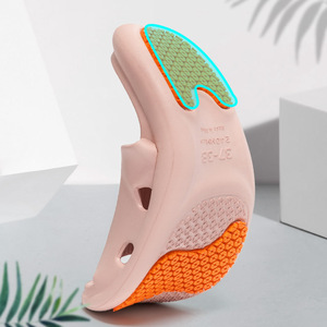 Plate-forme EVA antidérapante respirante imprimée bout rond chaussures d'été pour femmes et hommes personnes <span class=keywords><strong>âgée</strong></span>s/personnes <span class=keywords><strong>âgée</strong></span>s pantoufle de salle de bain - Product Image 4