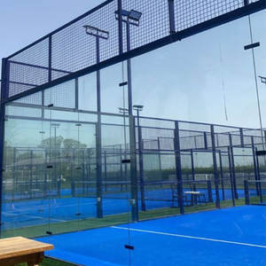 Sports Paddle Court Tennis Extérieur Panoramique Padel Courts <span class=keywords><strong>AVG</strong></span> Fournisseur - Product Image 4