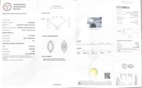 Fantaisie Intense Bleu En Gros Lâche CVD Diamant Marquise Cut 4.17CT VS2 Fantaisie Couleur Lab Grown Diamant