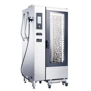Horno de convección superior Combi Horno de convección de vapor industrial para hornear Eléctrico 20 bandejas 380V Acero inoxidable Ahorro de energía <span class=keywords><strong>Glead</strong></span> - Product Image 2