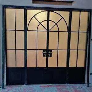 Puerta arqueada de aluminio estilo francés para baño, puerta estrecha de granero para cocina, puerta de tienda, para tiendas de ropa de estilo francés de celebridades de internet - Product Image 3