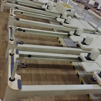 Planche de Pilates réglable et durable, multifonctionnelle, pour entraînement de base et d'équilibre, en alliage d'aluminium, pour la maison