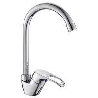 Robinet en cuivre de haute qualité pour évier de cuisine, eau chaude et froide