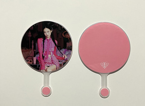 2025 Nuevo diseño K-pop Star Style Mini Hand Fans Personalizable Transparente PVC Plástico para conciertos - Product Image 4