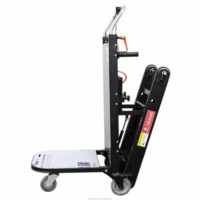 Chariot d'escalade électrique pliable pour descente de escaliers, conforme CE