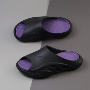 Sandales à bout ouvert en EVA gris clair avec semelle intérieure menthe, antidérapantes, décontractées d'été, pour homme, pour l'extérieur - Product Image 4