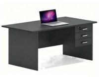 Vente directe d'usine, mobilier commercial, bureaux d'étude individuels pour employés, avec 3 tiroirs, table de bureau en bois