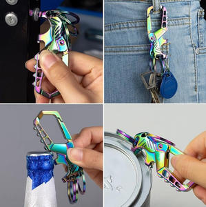 Haute qualité à la mode et populaire vente chaude personnalisé coloré montagne boucle multifonctionnel voiture clé maison porte-clés - Product Image 4