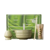 Fouet à matcha avec breloque, Fouet Chasen, Ensemble de thé matcha, Fouet en bambou, Bol en céramique, Longs ensembles de thé matcha japonais