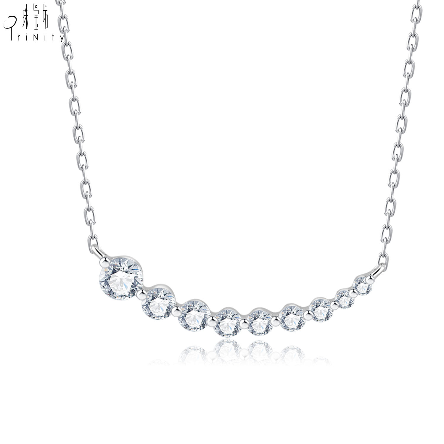 18K White Gold