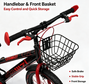 Bicicletta da Montagna per Bambini OEM ODM con Logo Personalizzato, in Acciaio ad Alto Tenore di Carbonio, Resistente, 18 20 24 Pollici, per Ciclismo all'Aperto con Portapacchi - Product Image 3